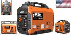 Lightweight 34 lbs Gas Generator with CO Safety Features for Home and Camping