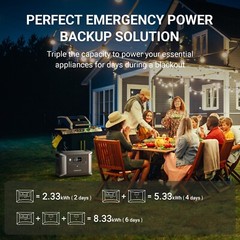 Dabbsson DBS2300 Plus Power Station LFP Solar Generator Max 16660Wh AC Outlets