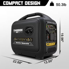 Aceup Energy 4000W Gas Inverter Portable Generator 146CC RVReady Emergency 3200W