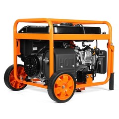 WEN DF430X 4375-Watt Dual Fuel Portable Generator with Wheel Kit and CO Sensor