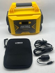 LIPOWER 300W Portable Power Station, Average 25 Phone Recharges, 1-4 Nights