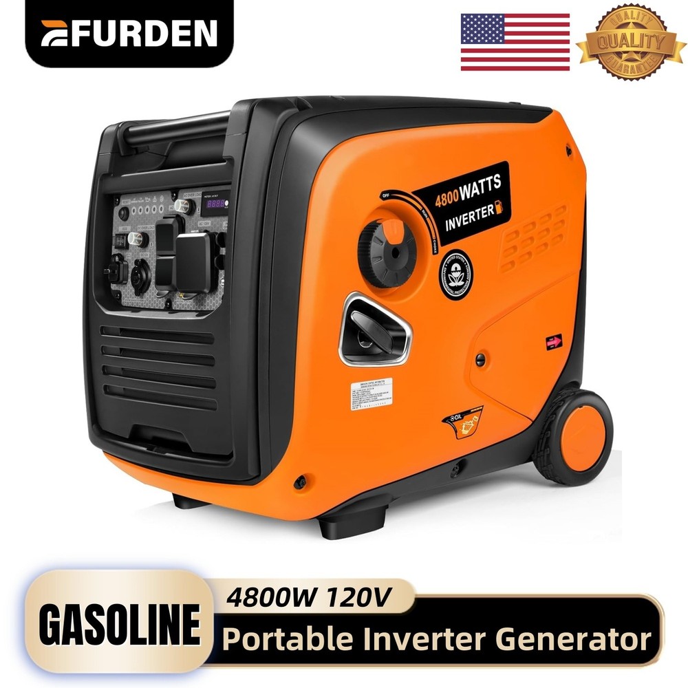 Efurden Portable Gas Inveter Generator Quiet Power Station Gasoline ECO/CO Mode