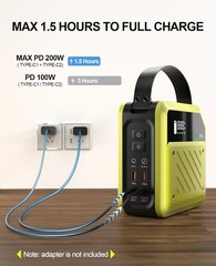 Geeneu P72 268W 270Wh Portable Power Station Generator for Camping Fishing