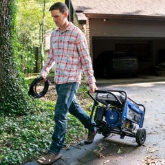 Westinghouse 4,650-W 7-HP Portable RV Ready Gas Powered Generator with Wheel Kit