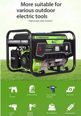 3/5/7/8/10 kW Small Outdoor Home & Construction Site Gasoline Generator 230v
