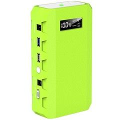 powkey Portable Power Station with AC Outlet, 65W/110V Green, A-Green
