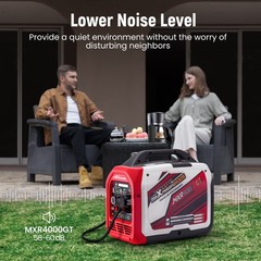 4KW Dual Fuel Inverter Generator Bluetooth Control Quiet for Outdoor Camping