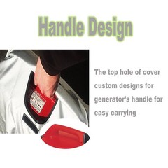 Silver Generator Cover Waterproof Outdoor Protector for Honda EU2200i EU2000i