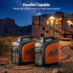 Mutaomay 2800W Quiet Inverter Generator Portable For Home Backup / Outdoor Party