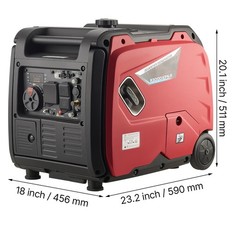 Uimoso Electric Start Dual Fuel Inverter Generator 4200W RV Ready&Power Outage