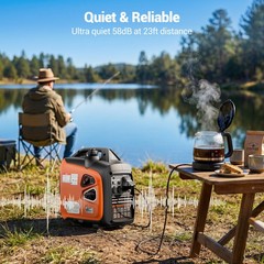 Mutaomay Inverter Generator Gas 2.8KW Portable Quiet Emergency Power Home Backup