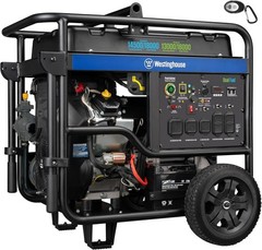 Westinghouse 15,000-W Portable Dual Fuel Generator with Remote Start, CO Sensor