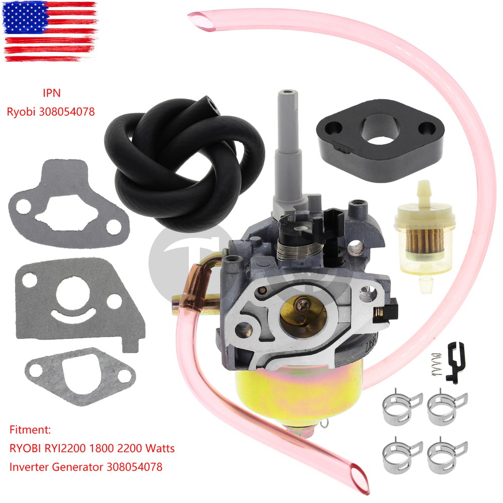 Carburetor Carb 308054078 For Ryobi RYi2200 RYCI2001 RYI2200A RYI2200G Generator