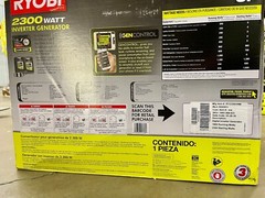 RYOBI 2,300-Watt Recoil Start Bluetooth Gasoline Powered Inverter Generator