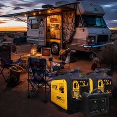 Aceup Energy 4000W Inverter Generator 149cc Gas Portable Quiet RV Ready Urgent