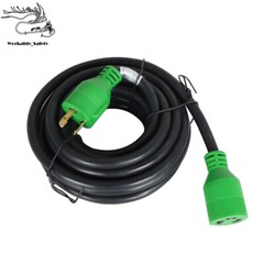 30 Amp 3 Prong Generator Extension Cord 10-100 Ft Power Cable 10 3 Adapter Plug