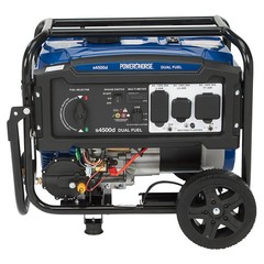 Powerhorse Portable Dual Fuel Generator, 4500 Watts