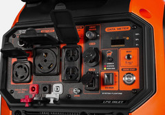 WEN 6800W Quiet Portable Dual Fuel Inverter Generator,Electric Start,CO Sensor