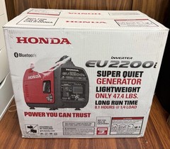 Honda EU2200i 2200W Portable Inverter Generator Bluetooth Brand New
