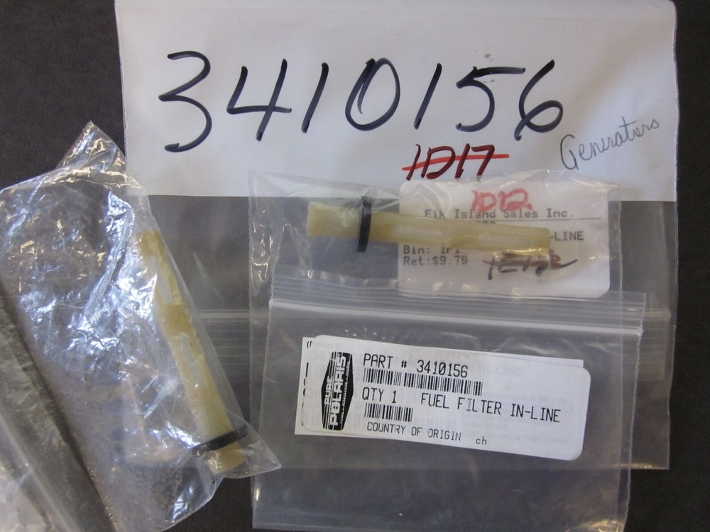 3410156 NOS OEM Polaris FUEL FILTER IN LINE GENERATOR