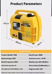 Gasoline Generator 220V Compact Home Fuel-Efficient Portable Outdoor Model