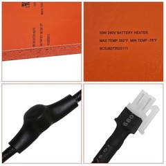 Battery Heater Pad for Generac 7101,Battery Warmer Outdoor Cold Orange