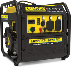Champion 4,250-W Super Quiet Portable RV Ready Dual Fuel Gas Inverter Generator