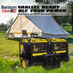4500 Watt Gas Powered Generator, Inverter Portable Generator 223Cc for Home Use