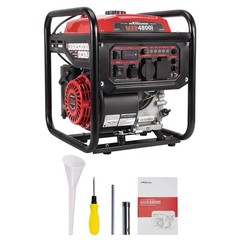 4800W Peak Portable Generator Gas Powered Digital Display Pure Sine Wave 120V