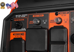 WEN 6800W Quiet Portable Dual Fuel Inverter Generator Electric Start CO Sensor