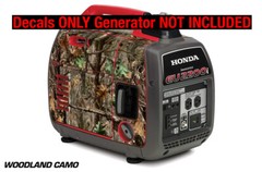 Decal Wrap For Honda EU2200i Skin Camping Generator Engine Sticker WOODLAND CAMO