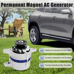 1200W 12V 14V AC DC Permanent Magnet Generator Low RPM Pure Copper Agricultural