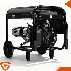 3KW Portable Generator Gas Powered 4 Stroke 215CC for Home Backup Construction