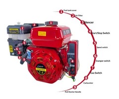 170F Small Four-Stroke Gasoline Engine for Household and Agricultural Use