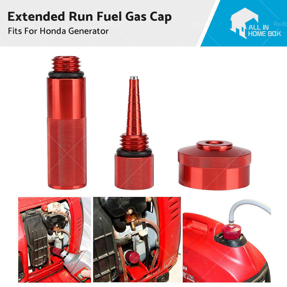 Extended Run Fuel Gas Cap Suitable for Honda Generator EU2000i 1/4 NPT Line