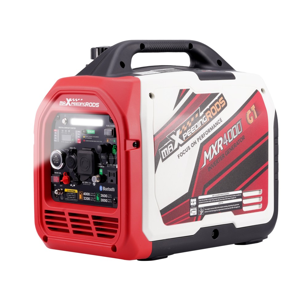 4KW Inverter Generator Portable Dual Fuel Propane/Gas E-Start 60dB 23kg
