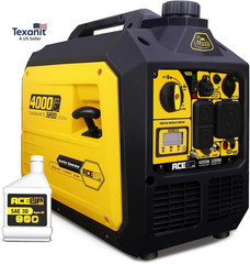 4000 Watt Portable Generator, Gas Generator Quiet for Home, Rv-Ready, EPA Compli