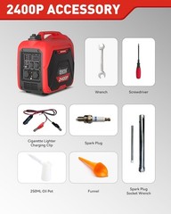 ERAYAK 2400W Portable Inverter Generator for Home Use, Quiet Small Generator