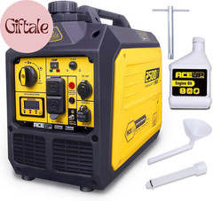 2500 Watt Gas Inverter Generator, Super Quiet Portable Generator for Home Use, C