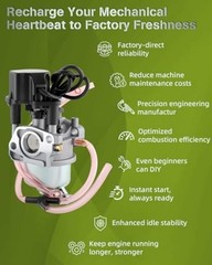 Carburetor Assy for Predator 3500 Watts Inverter Generator 63584 with Air/Fuel