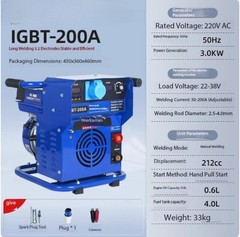 Portable Inverter Gasoline Generator and Welder Combo for Outdoor Construction