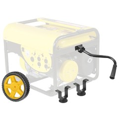 8-Inch Never-Flat Wheel Kit for 4000-8750 Watt Generators, Adjustable Handle