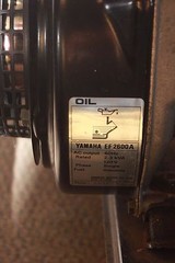 YAMAHA EF2600A GENERATOR E12644-1 (AOO) CTR-A5