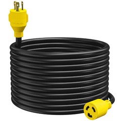 Leisure Cords NEMA L5-30 3 Prong 30 Amp Generator Extension Cord 50 ft