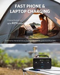 Anker Portable Generator 289Wh, 523 Portable Power Station, 300W Outdoor Generat