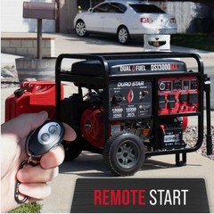 DuroStar DS13000MX 13,000W/10,500W Dual Fuel Portable Generator w/ CO Alert