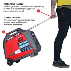 4500 Watt Inverter Generator Electronic Fuel Injection EFI Super Quiet Portable