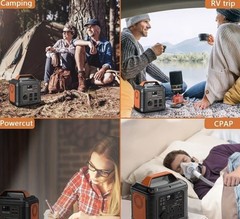 SBAOH Portable Power Station P302,296Wh Lithium Battery with 300W AC Outlets