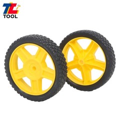 Black Generator Wheel Kit For 40065 Wheel With Folding Handle & Never Flat Tire