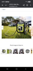 Ryobi RYi4022X 4000 Watt Gasoline Powered Digital Inverter Generator
